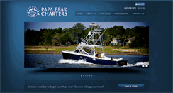 Desktop Screenshot of papabearcharters.com